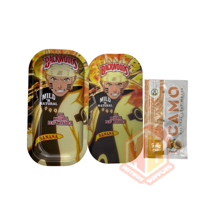 Small metal tray with 3D magnetic lid 8 x 4 inches