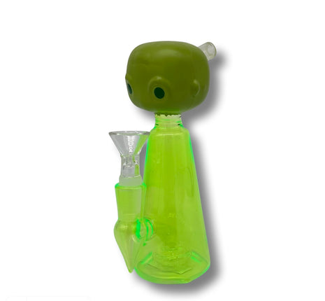 Alien Head Glass Bubbler Water Pipe