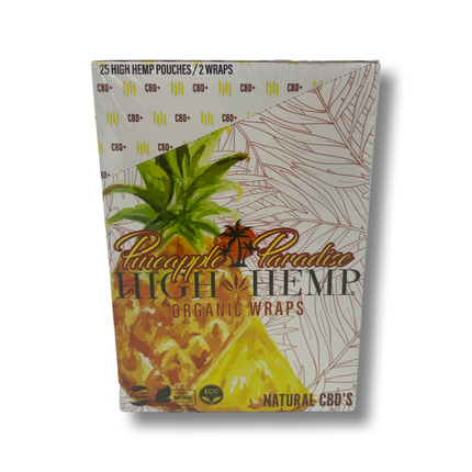 High Hemp Wraps 25 Count Box