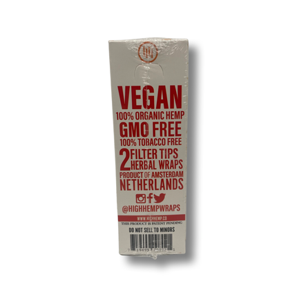 High Hemp Wraps 25 Count Box