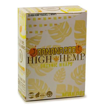 High Hemp Wraps 25 Count Box On sale