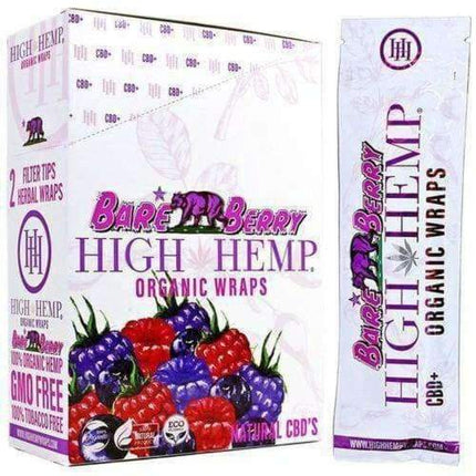 High Hemp Wraps 25 Count Box On sale