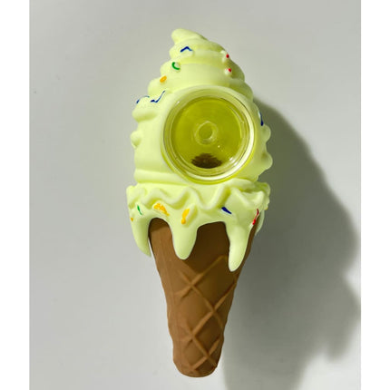 Ice Cream Cone Silicone Pipe On sale