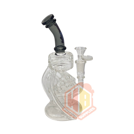 Kandy Glass 9 Inch "crazy" Bubbler