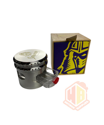 63mm shredder with sliding kief door