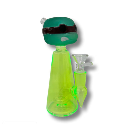 Turtles Head Glass Bubbler Water Pipe