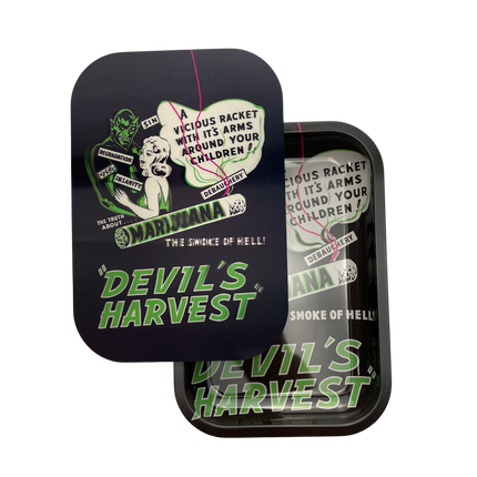 Devil’s Harvest Medium Sized Rolling Tray with 3D Magnetic Lid