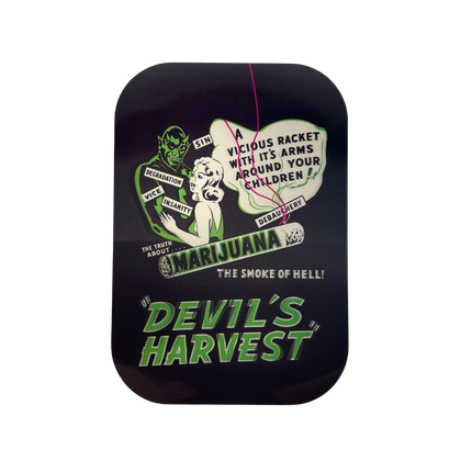 Devil’s Harvest Medium Sized Rolling Tray with 3D Magnetic Lid